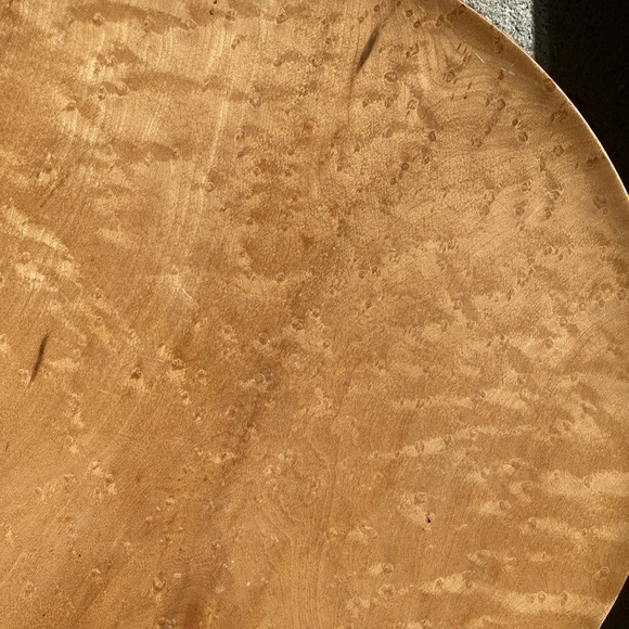 Hand turned Maple Pedestal Tray - Picture 5 of 5